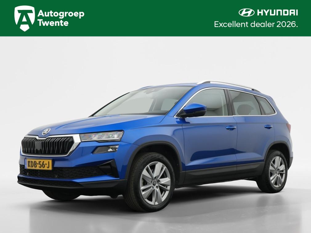 Skoda Karoq 1.5 TSI ACT Business Edition - Private lease 659, Stof, 4 cilinders, Blauw, 1317 kg