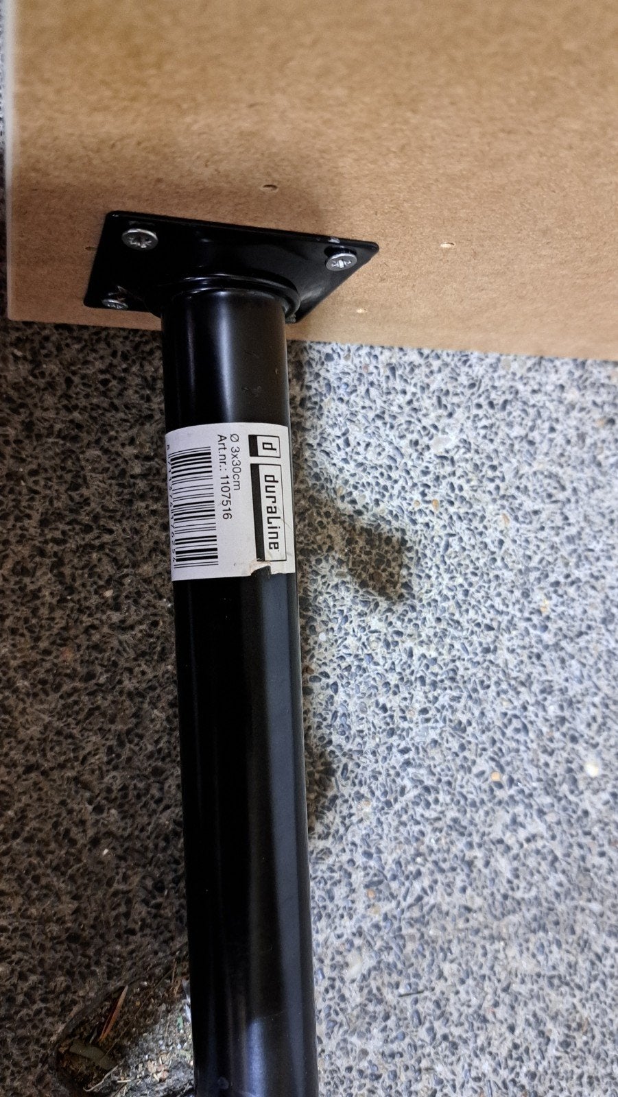 IKEA LINNMON Tafelblad met poten - 100x60x33 cm, Ophalen