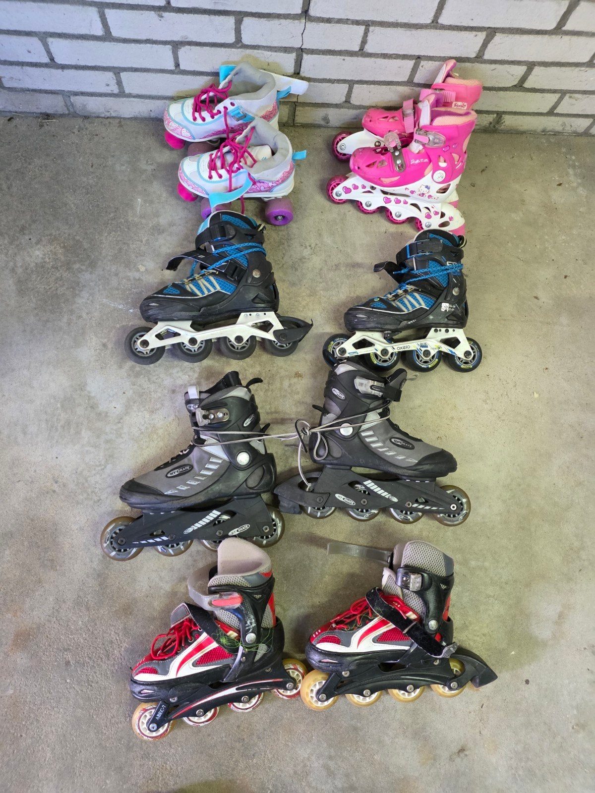 Diverse inline skates en rolschaatsen - Verschillende maten, Inline skates 4 wielen, Dames, Ophalen, Overige merken