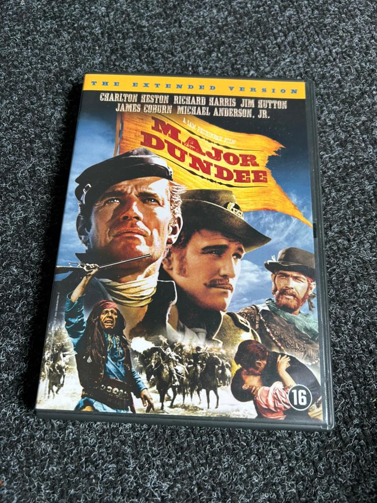 Major dundee op dvd 1964, 1960 tot 1980, Gebruikt, Vanaf 16 jaar, Ophalen of Verzenden