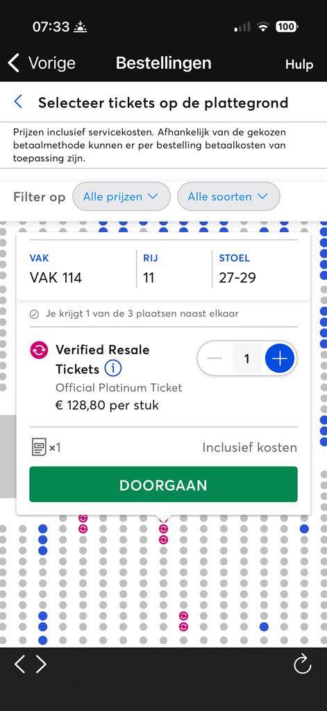 3 Pitbull tickets (extra) - 15 juli in het Gelredome, Drie personen of meer, Juli
