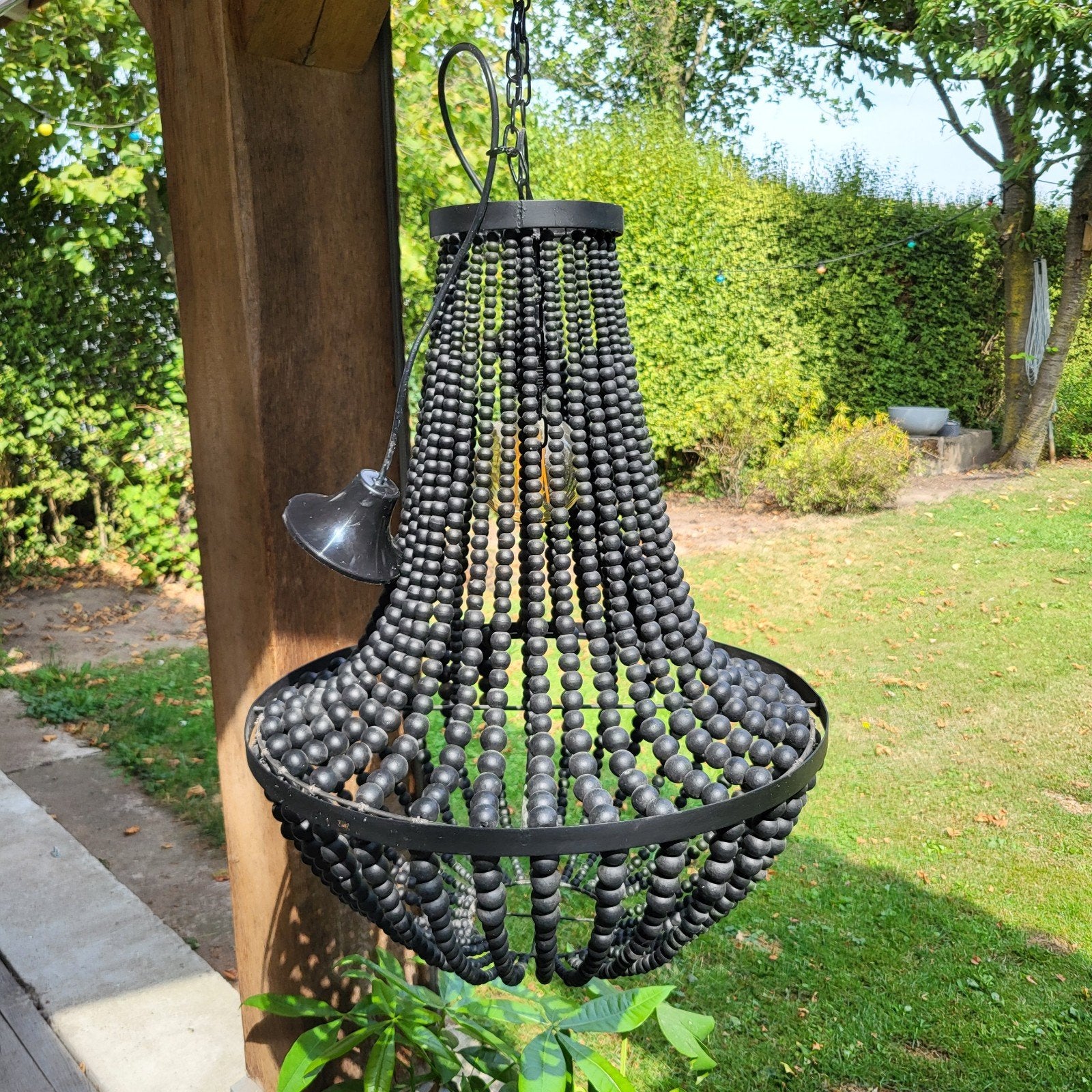 Hanglamp eettafel, Ophalen, Gebruikt, Hout