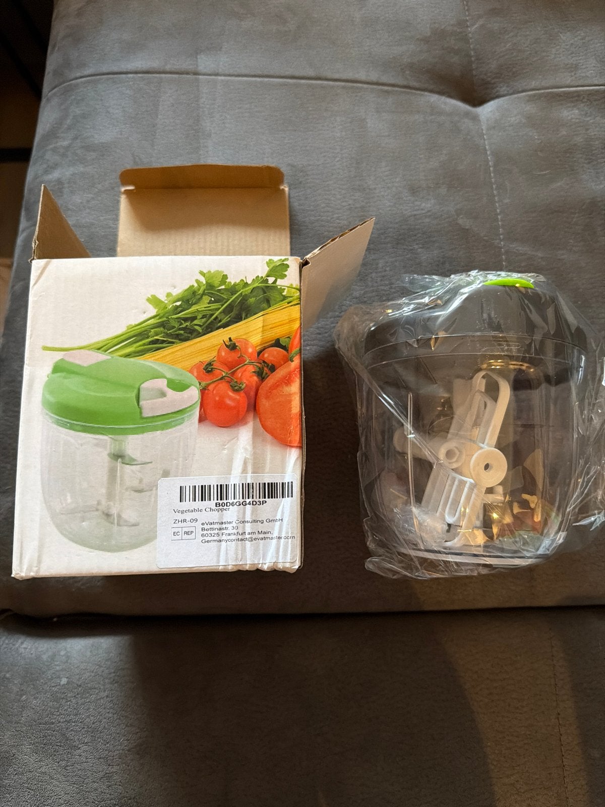 Nieuwe Handmatige Groentesnijder - Compact & Efficiënt, Nieuw, Ophalen of Verzenden, Vaatwasserbestendig, Minder dan 1 liter