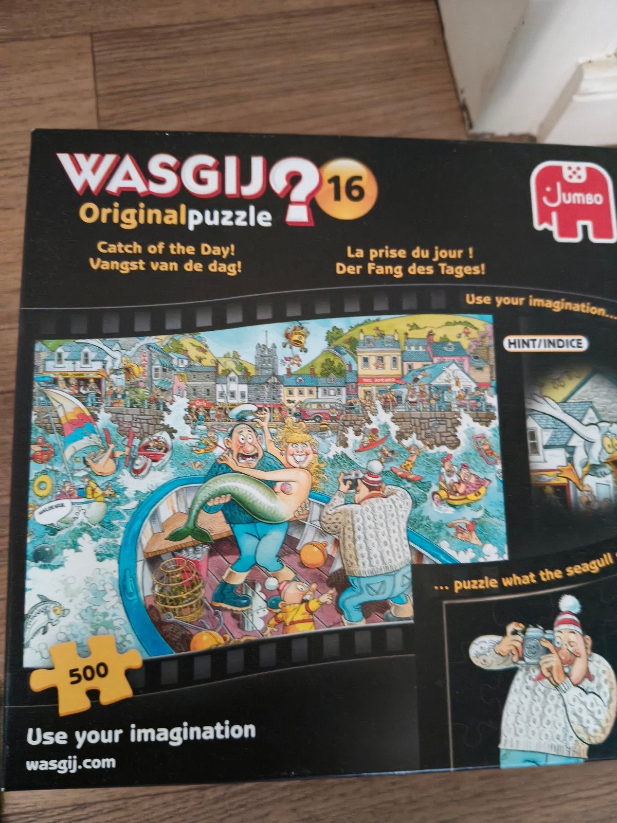 vangst van de dag, Ophalen, 500 t/m 1500 stukjes, Zo goed als nieuw, Legpuzzel