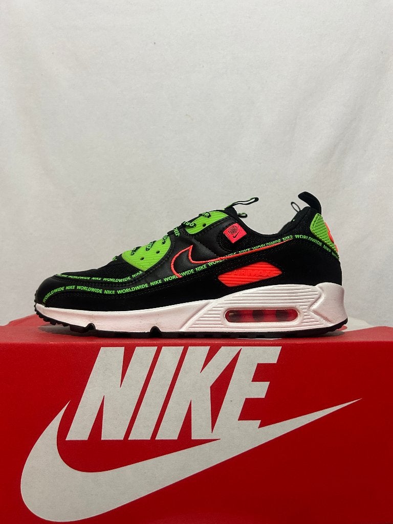 BIJNA NIEUW! Maat 43 - Nike Air Max 90 Worldwide Pack Black, Kleding | Heren, Schoenen, Verzenden, Zwart, Nike, Nike