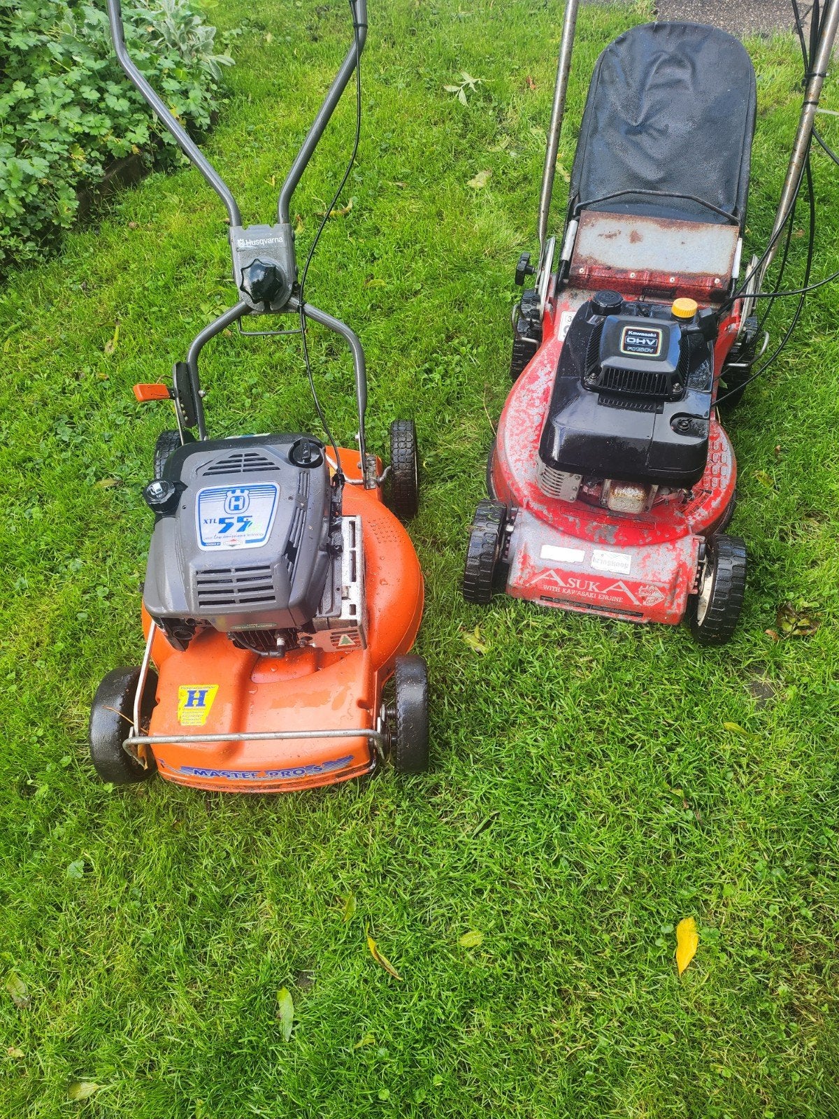 grasmaaier briggs and stratton kawasaki Husqvarna 4takt, Ophalen, Gebruikt, 50 cm of meer