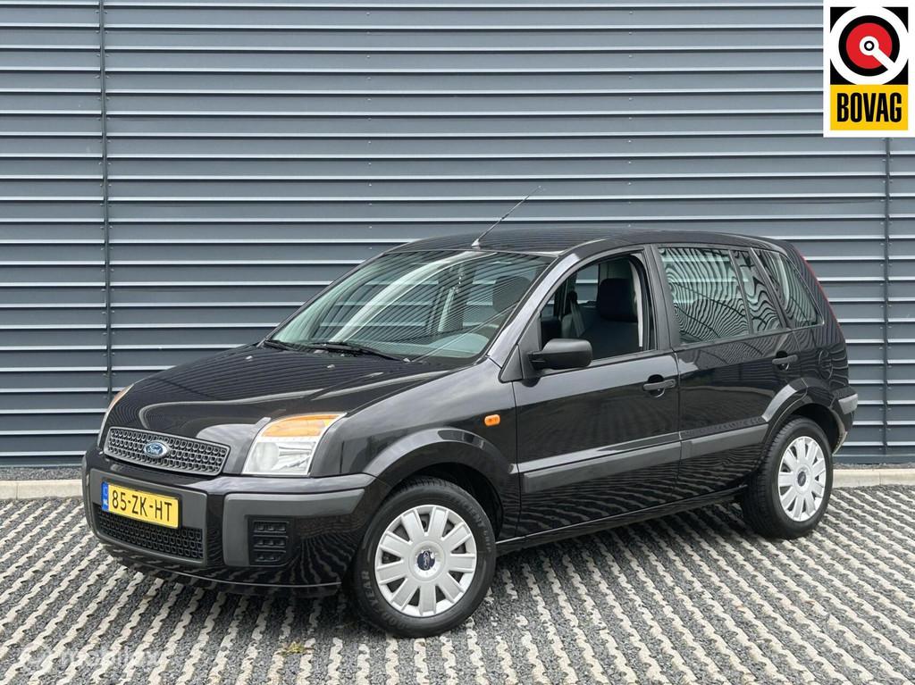 Ford Fusion 1.4-16V Cool & Sound | Airco | Hoge Instap, Voorwielaandrijving, Gebruikt, Zwart, Origineel Nederlands
