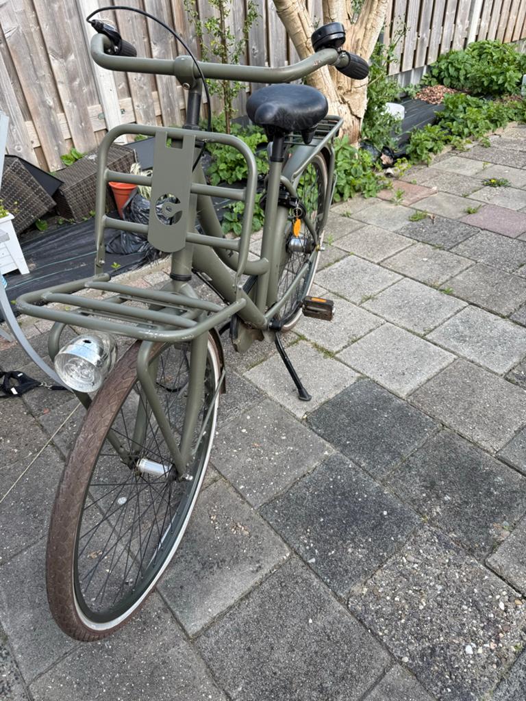 Cortina U4 26 inch meisjesfiets met groen kleur, Ophalen, Zo goed als nieuw, Terugtraprem, 26 inch of meer