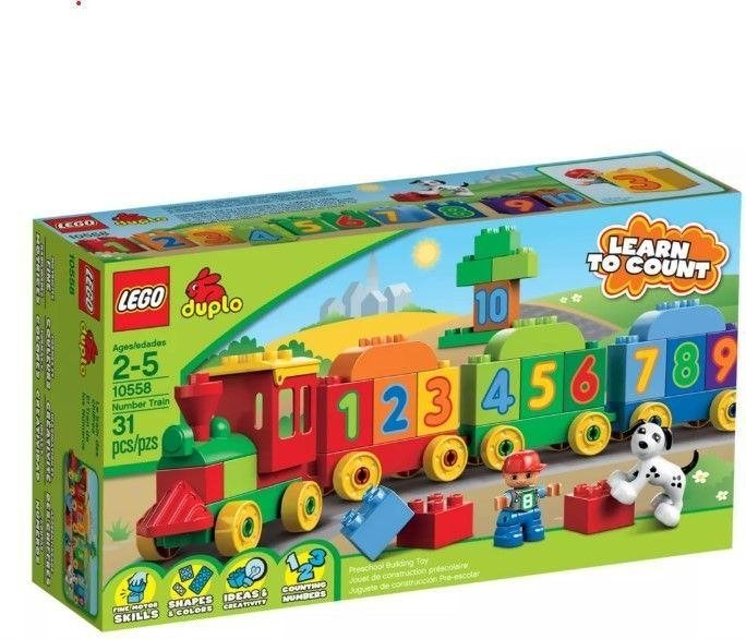 Duplo getallentrein 10558, Ophalen, Gebruikt, Compleet, Duplo