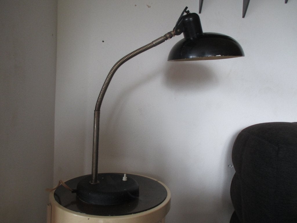 Sis jaren 50 60 industrieel vintage design tafellamp retro, Metaal, Overige merken, Gebruikt, Sis