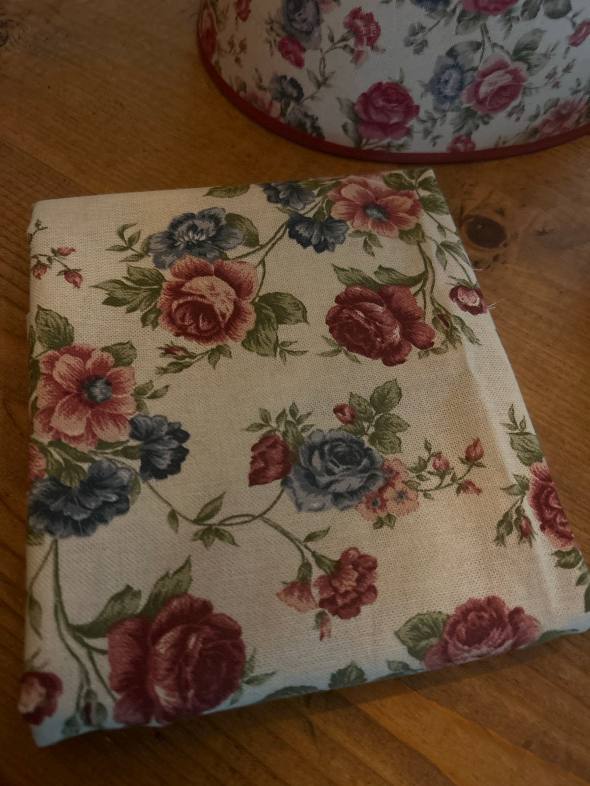 Rozenstof dubbel 65x55 cm voor kussen, Overige materialen, Meerkleurig, Nieuw, Ophalen of Verzenden