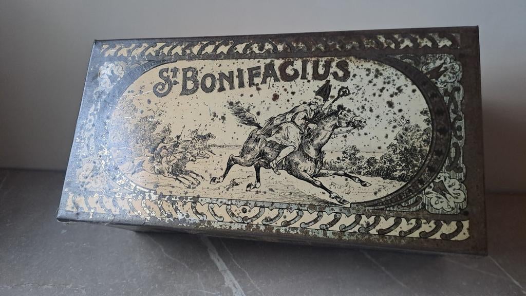 Sigarenblik Bonifacius (wed. Bekkers), Verzamelen, Blikken, Gebruikt, Overige, Ophalen of Verzenden