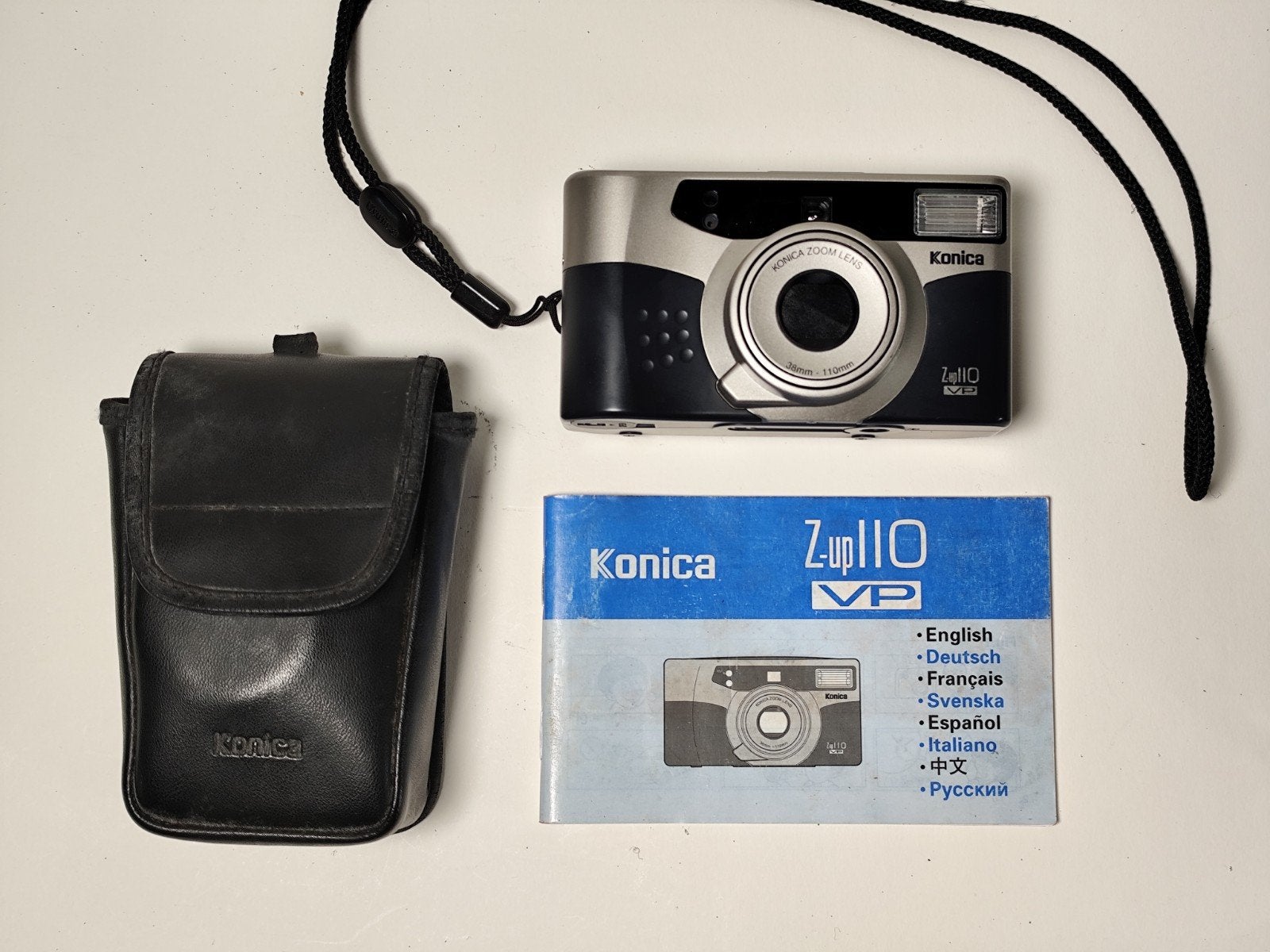 Konica Z-up 110 VP Point and Shoot Camera - Getest met film, Gebruikt, Konica, Compact, Ophalen of Verzenden
