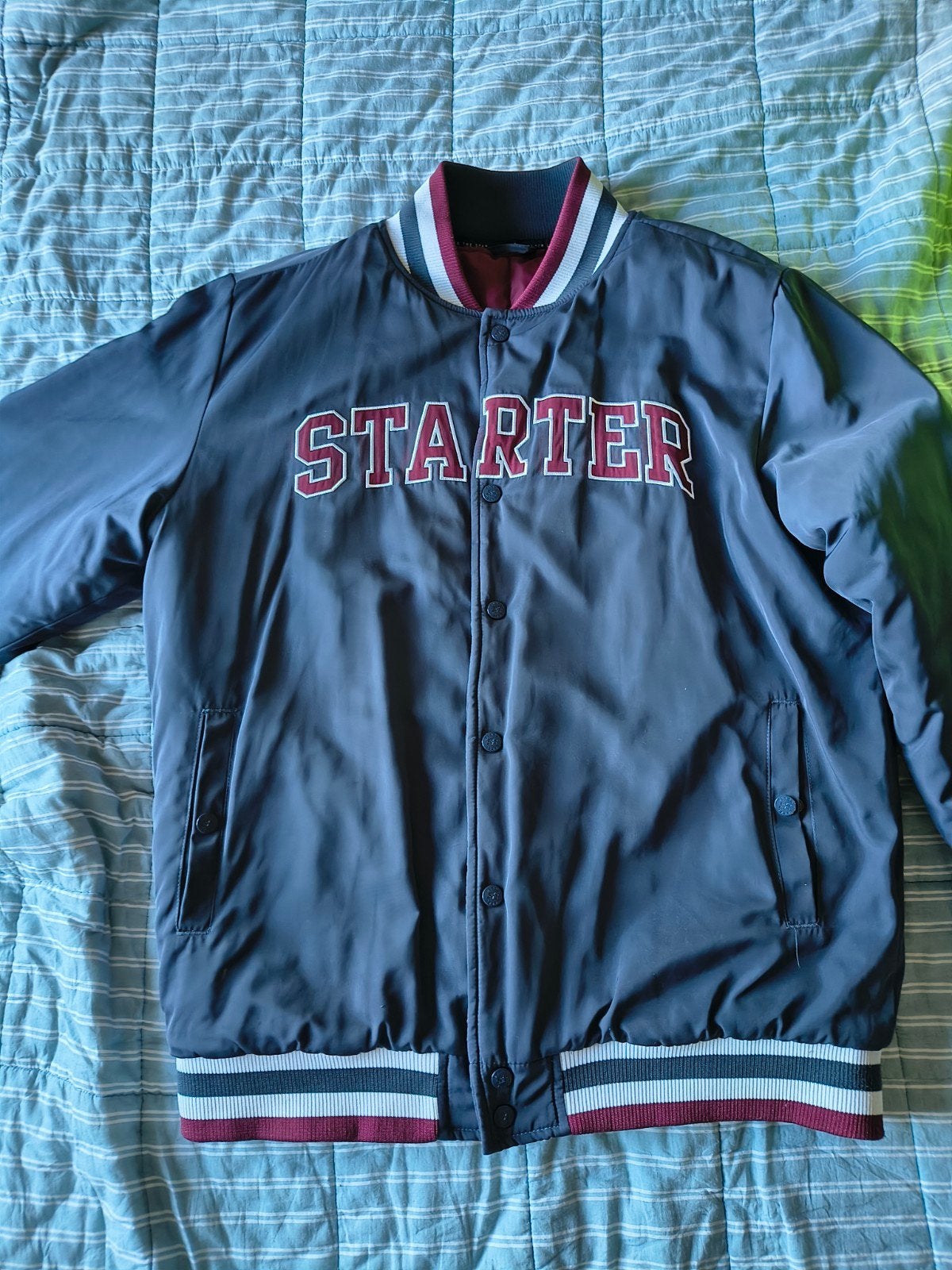 Starter Winfield Bomberjack - Grijs/Rood, Ophalen of Verzenden, Zo goed als nieuw, Grijs
