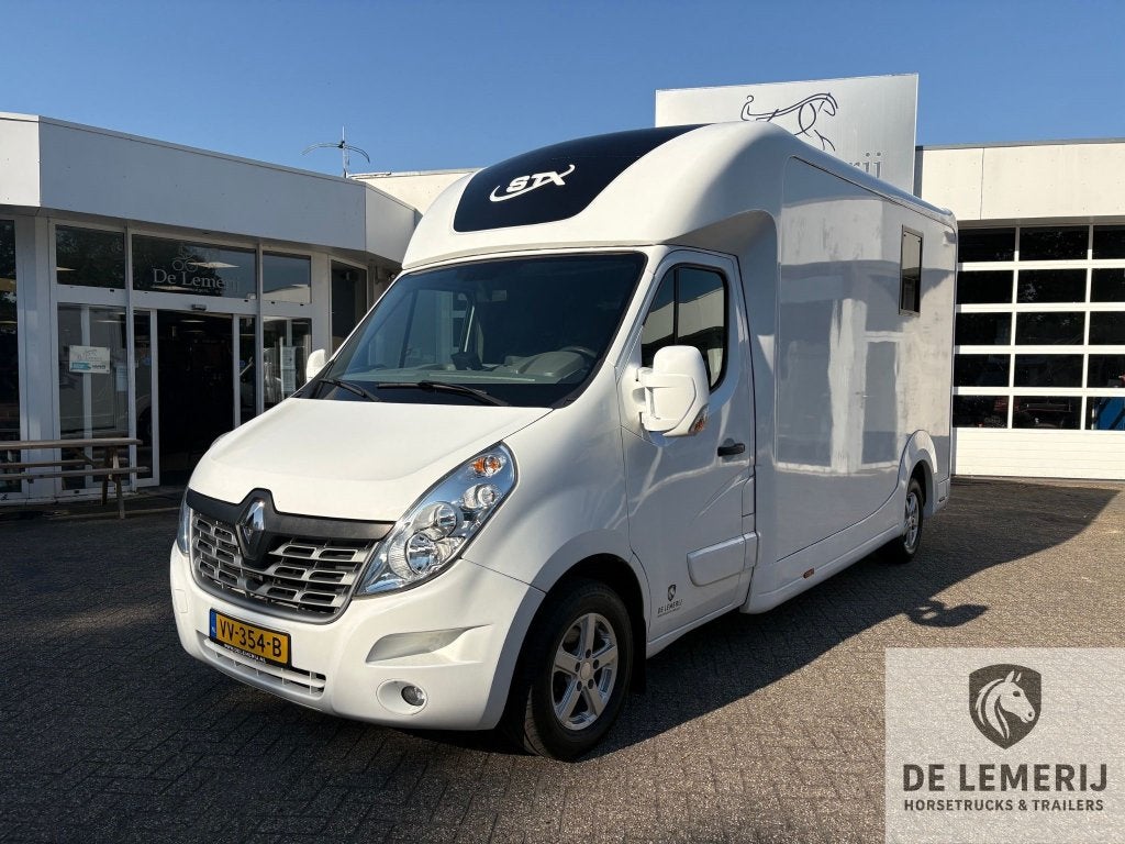 Renault Master STX Hengstenuitvoering Automaat 2016, Dieren en Toebehoren, Ophalen, Gebruikt, Polyester, 2-paards trailer