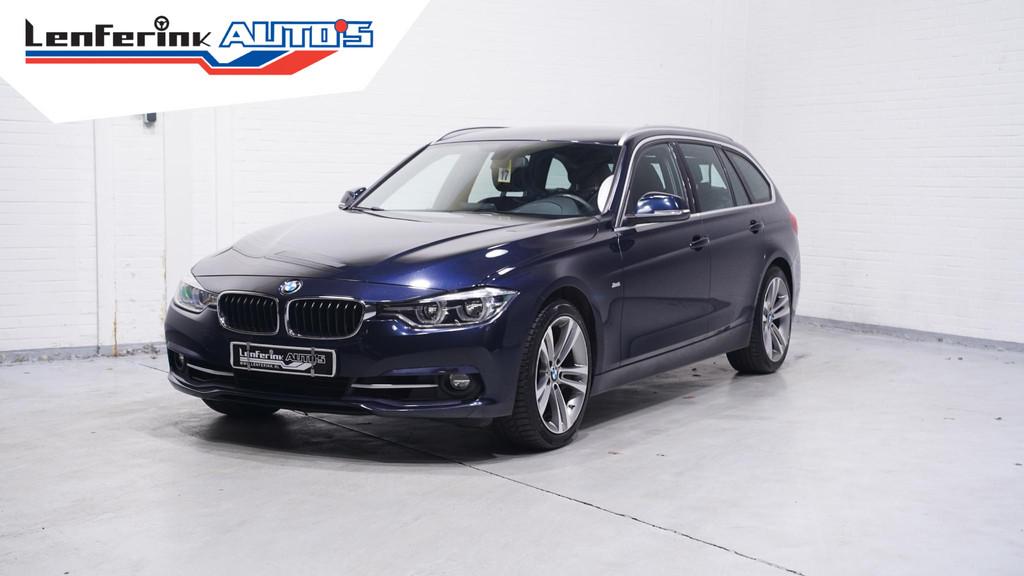 BMW 3-serie Touring 318i M Sport Edition NAP CLima Navi Led, Auto's, BMW, Automaat, Gebruikt, Euro 6, Blauw