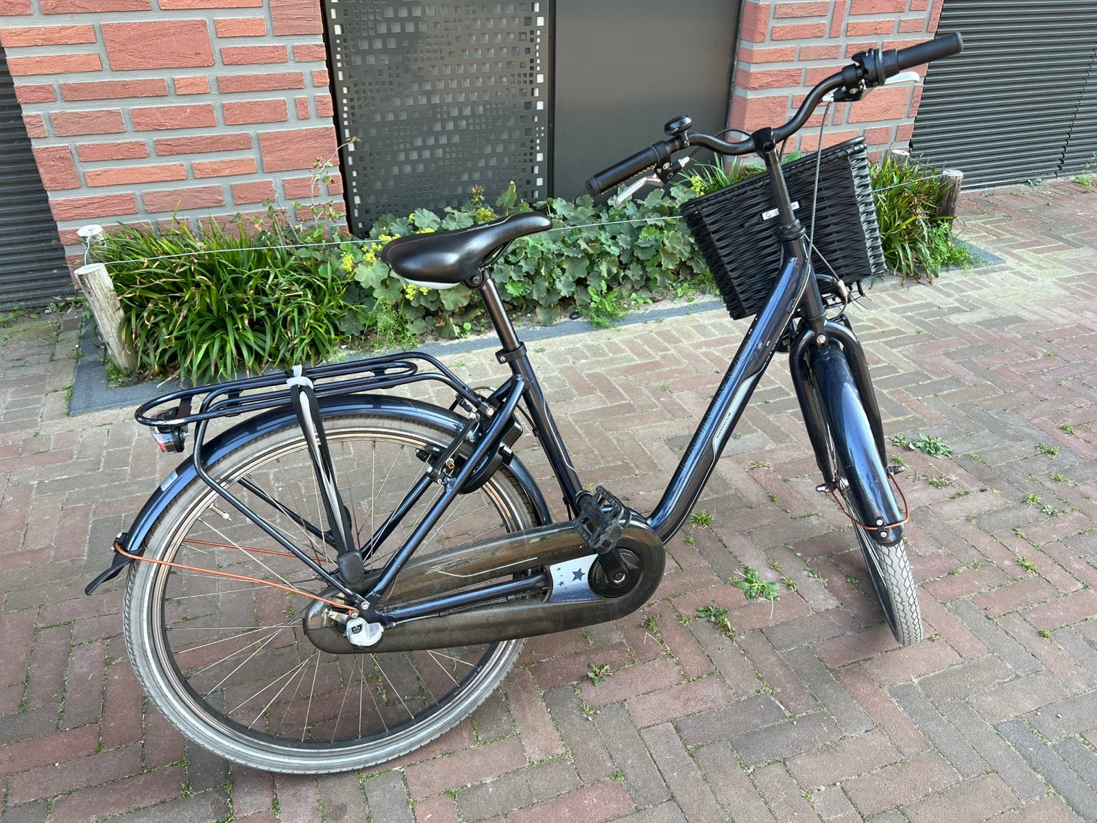 Batavus kinderen fiets 24 inch, met mand, versnellingen, Fietsen en Brommers, Ophalen of Verzenden, Gebruikt, 24 inch, Handrem
