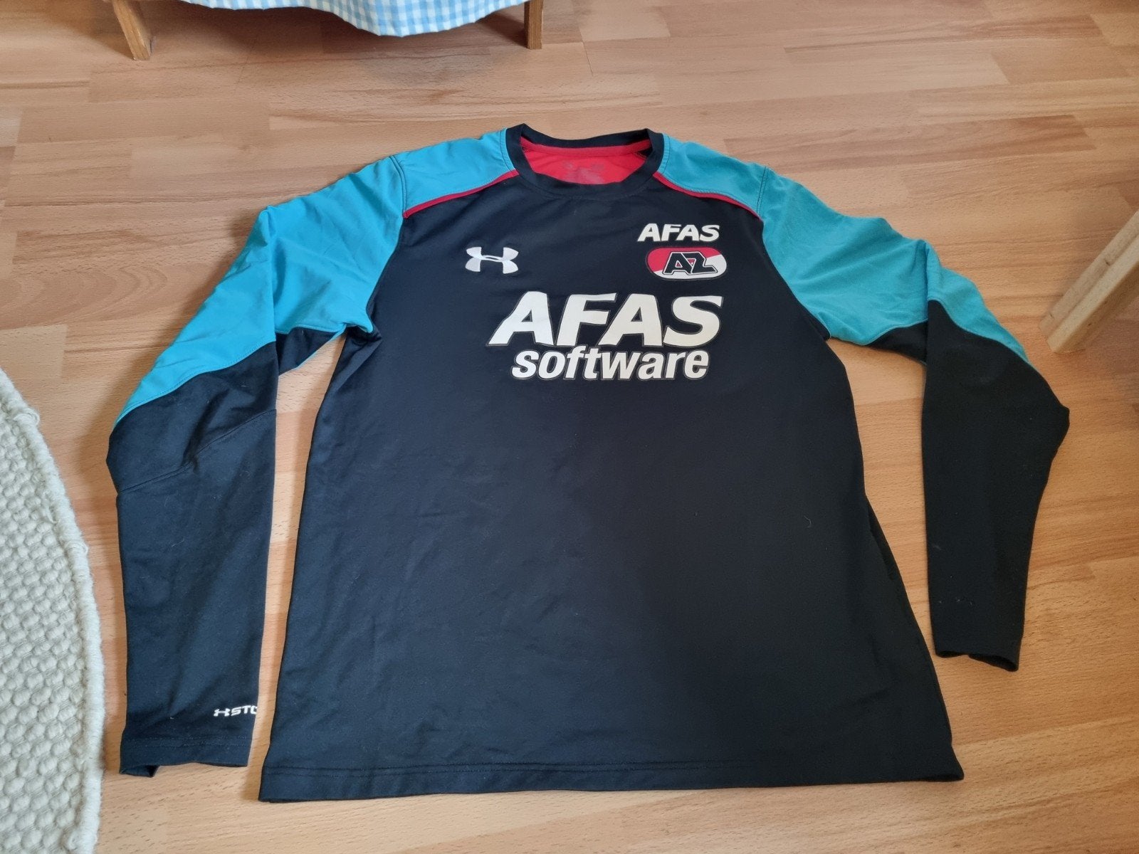 AZ Alkmaar keepersshirt - Gedragen - Maat L, Maat 52/54 (L), Zwart, Under Armour, Ophalen of Verzenden