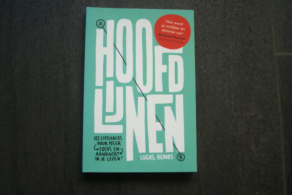 HOOFDLIJNEN:123 lifehacks voor meer focus en aandacht in je, Boeken, Ophalen of Verzenden, Zo goed als nieuw, Ontwikkelingspsychologie
