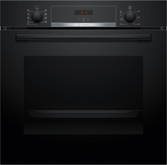 Bosch inbouwoven HBA514BB3 - Serie 4 - Zwart, Witgoed en Apparatuur, Ovens, Nieuw, Inbouw, Oven met grill, Bosch, 55 tot 60 cm