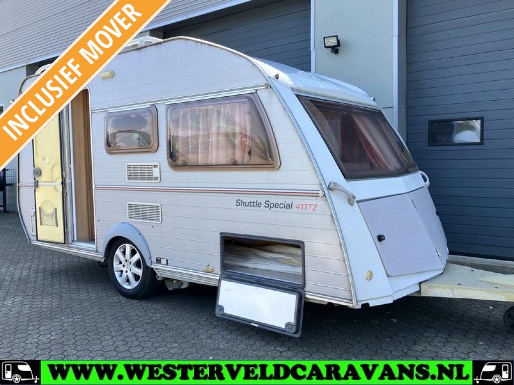 Kip Shuttle Special 41 TTZ +MOVER +VOORTENT +FIETSENREK enz., Caravans en Kamperen, Schokbreker, Bedrijf, Treinzit, 750 - 1000 kg