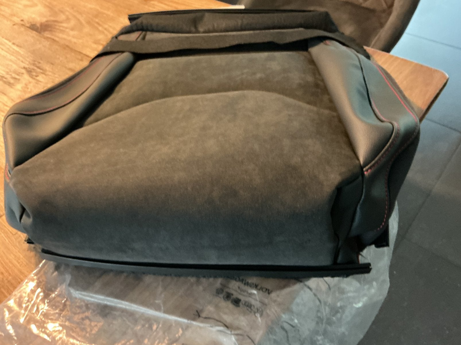 Seat leon fr originele stoel hoes half leer,half alcantara!, Ophalen of Verzenden, Nieuw, Seat