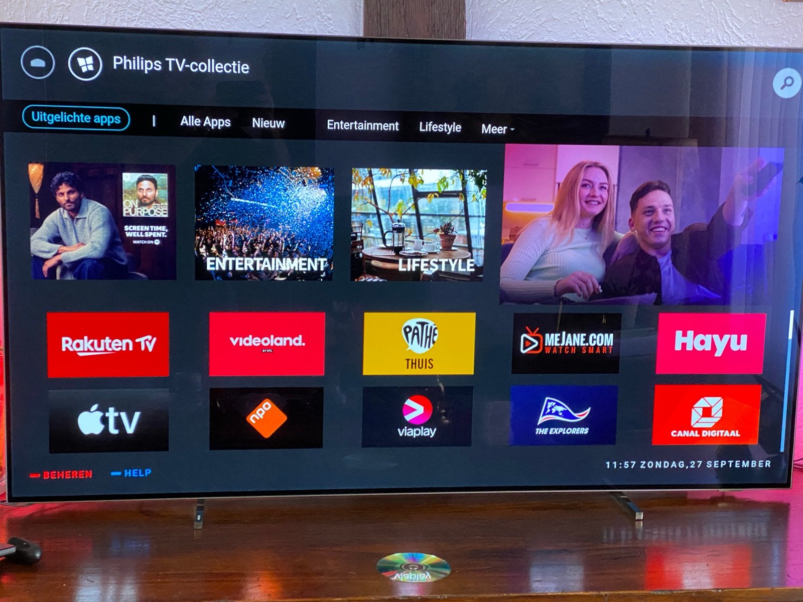 Philips OLED 804 Smart TV, Philips, OLED, Ophalen of Verzenden, Zo goed als nieuw