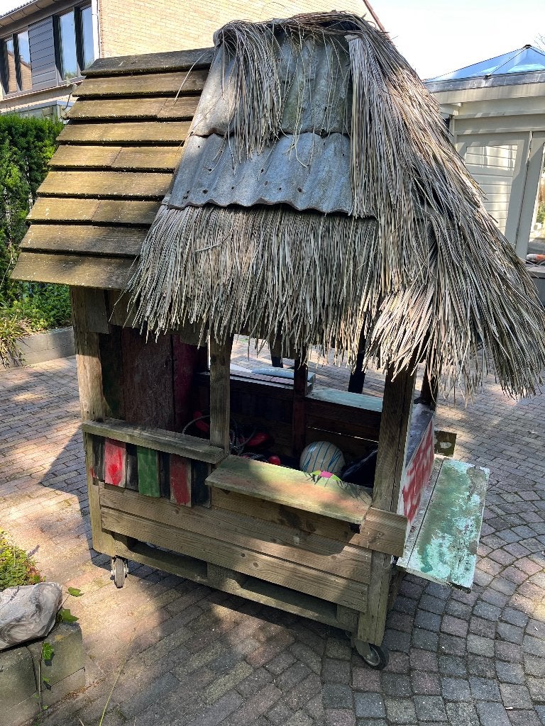 Speelhuisje, Ophalen, Gebruikt, Hout