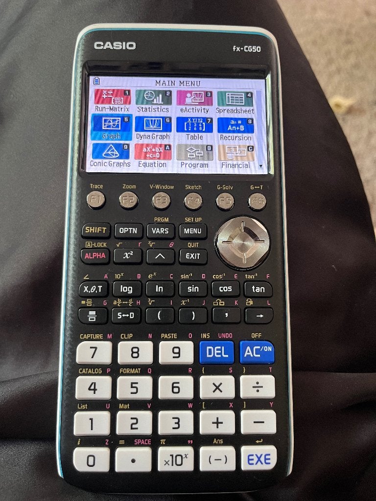 Casio fx-CG50 rekenmachine, Diversen, Rekenmachines, Ophalen of Verzenden, Grafische rekenmachine, Zo goed als nieuw