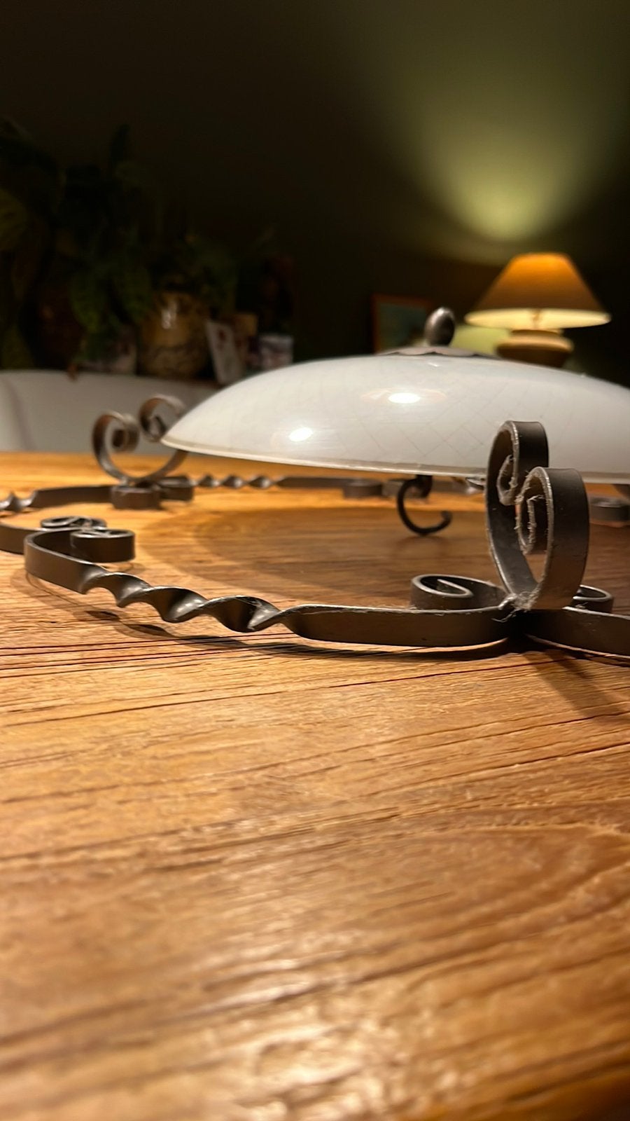 Plafond lamp, Ophalen