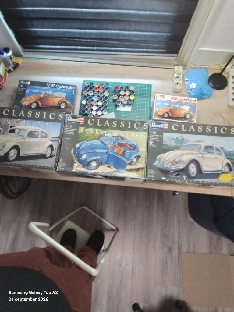Wegens einde hobby zie omschrijving, Auto, Revell, Groter dan 1:32, Ophalen of Verzenden