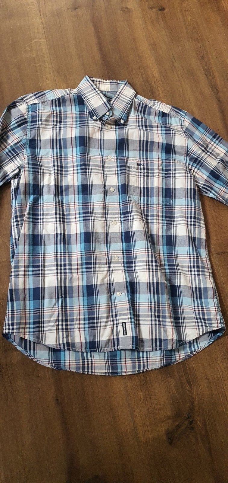 McGregor geruit overhemd - Regular Fit - Maat L, Ophalen of Verzenden, Zo goed als nieuw, Halswijdte 41/42 (L), McGregor