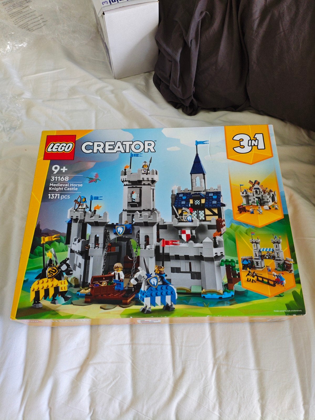 Doos van Lego set 31168 Medieval Horse Knight Castle, Lego, Overige typen, Ophalen of Verzenden, Zo goed als nieuw