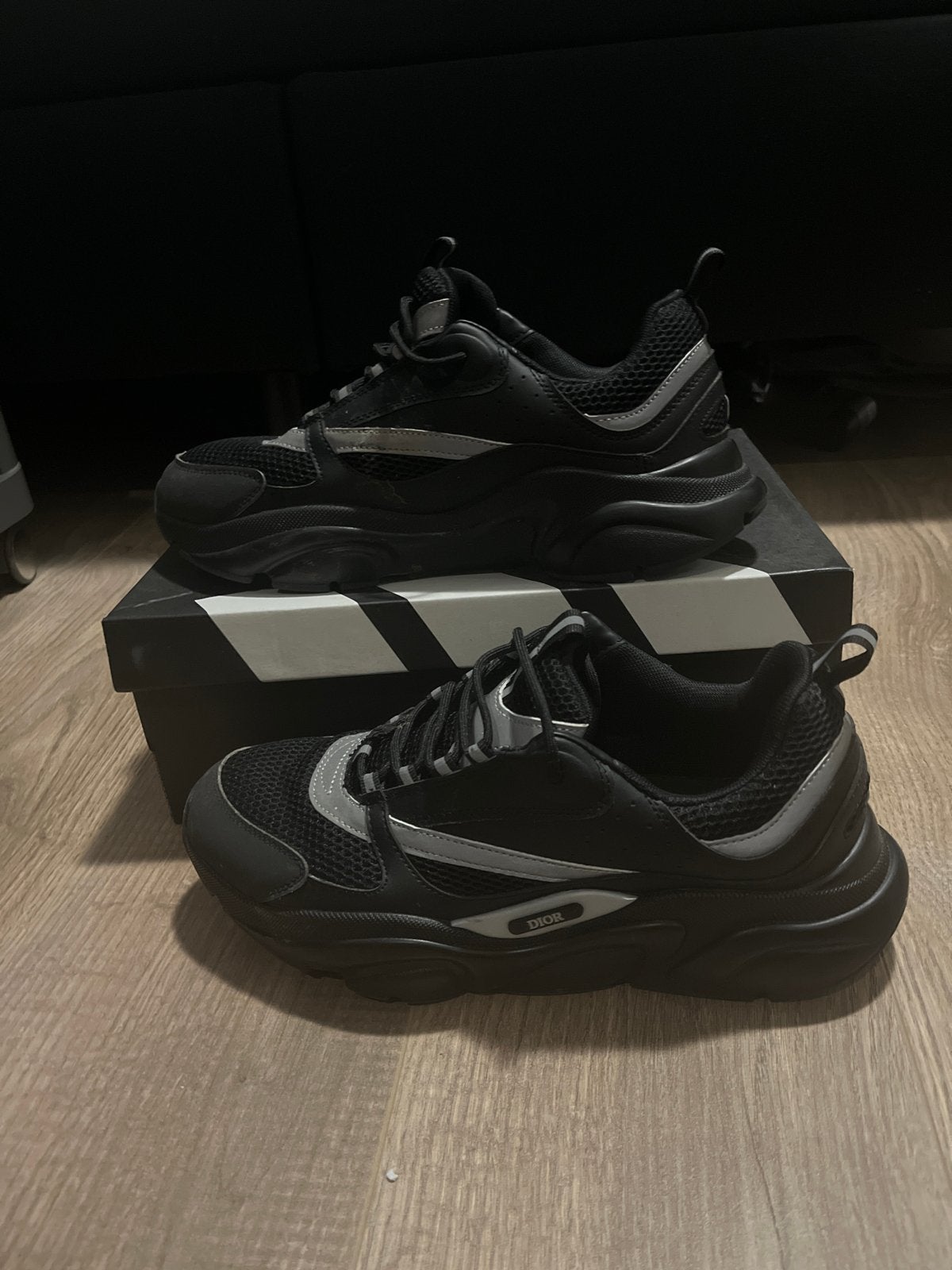 Dior B22 Sneakers Zwart - Maat 45 valt als 44, Kleding | Heren, Schoenen, Ophalen of Verzenden, Zo goed als nieuw, Zwart, Sneakers of Gympen