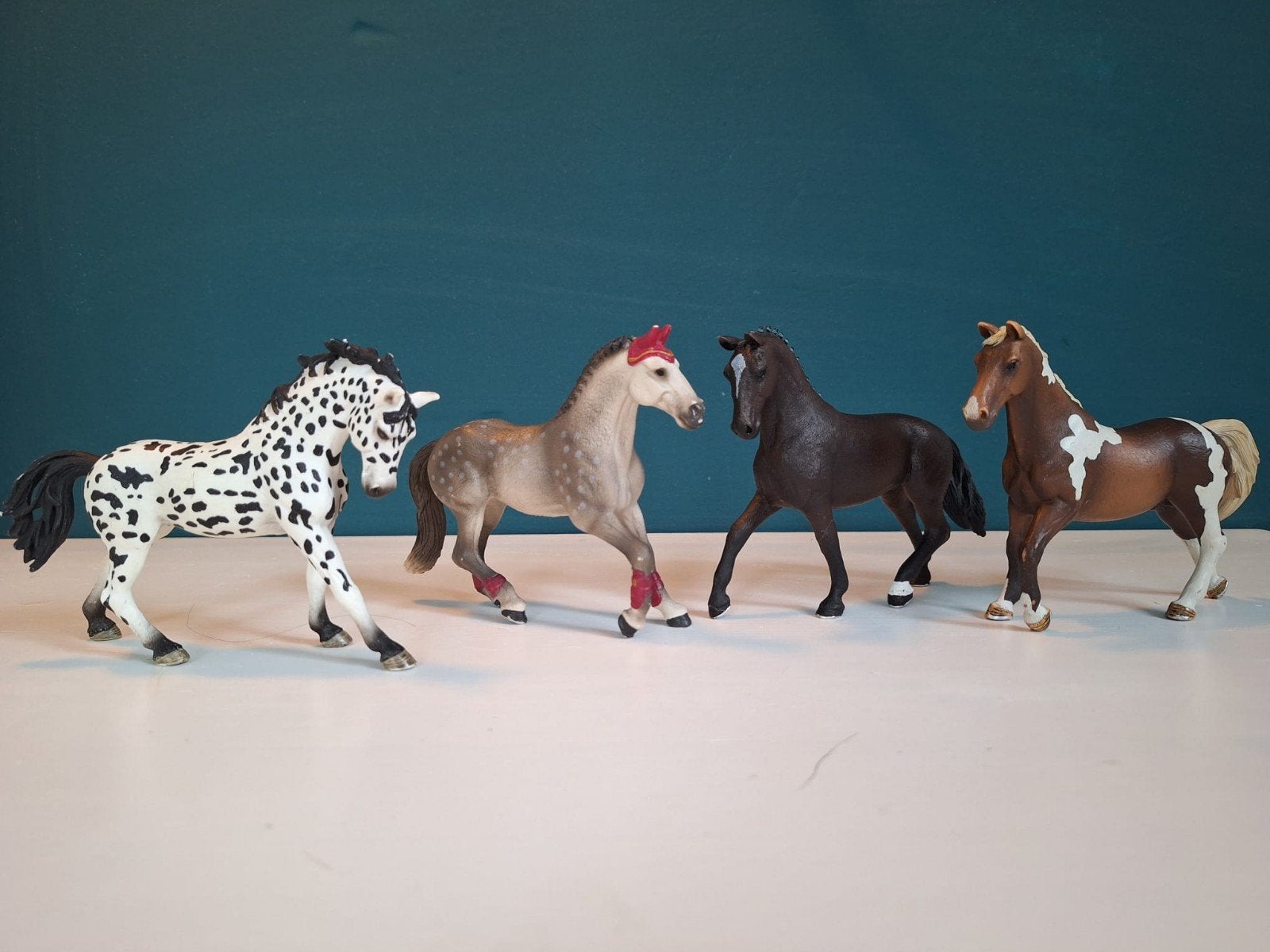 4 Schleich paarden - Per stuk of samen te koop, Ophalen, Gebruikt