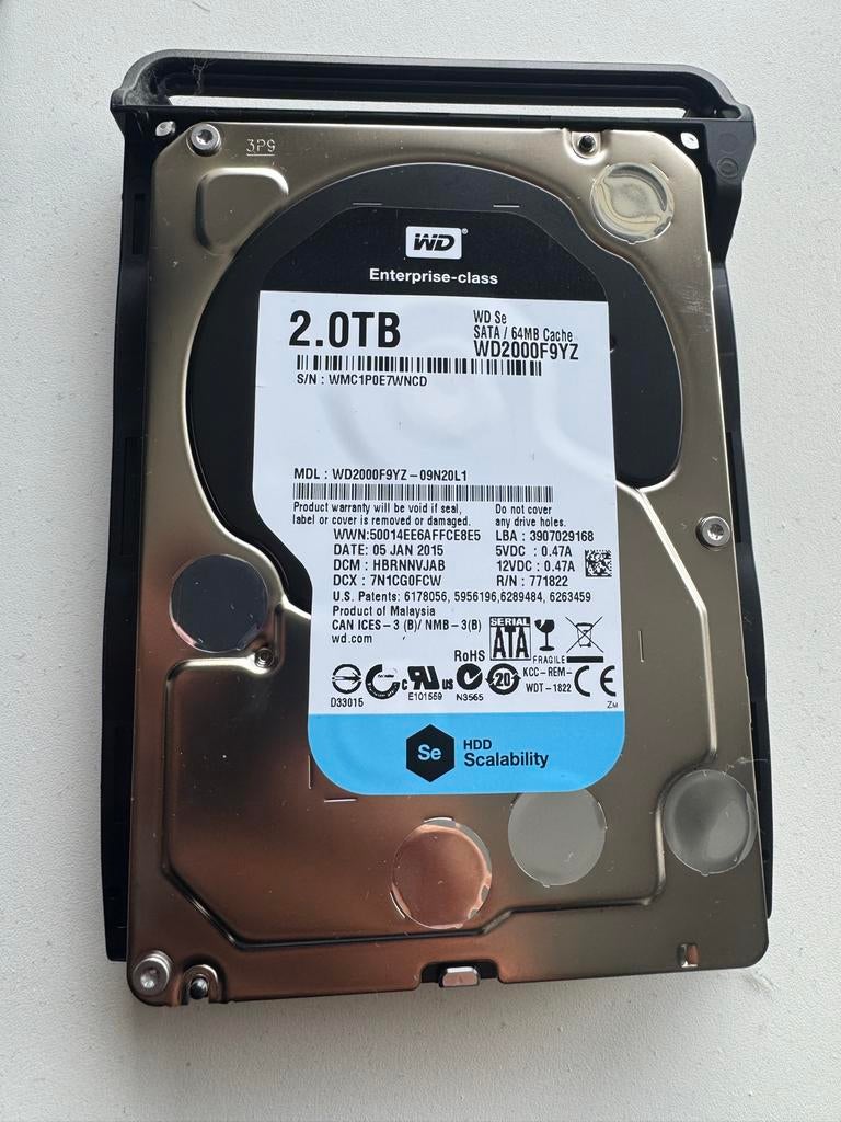 Synology DS415+ NAS met 4x 2TB HDD's, Ophalen, Intern, Gebruikt, Server