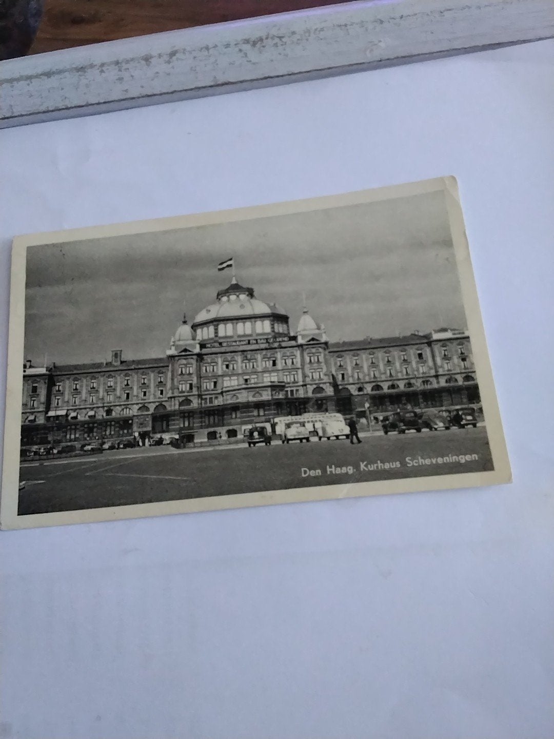 Oude Ansichtkaart Kurhaus Scheveningen 1954, Ophalen of Verzenden, 1940 tot 1960, Gelopen, Zuid-Holland
