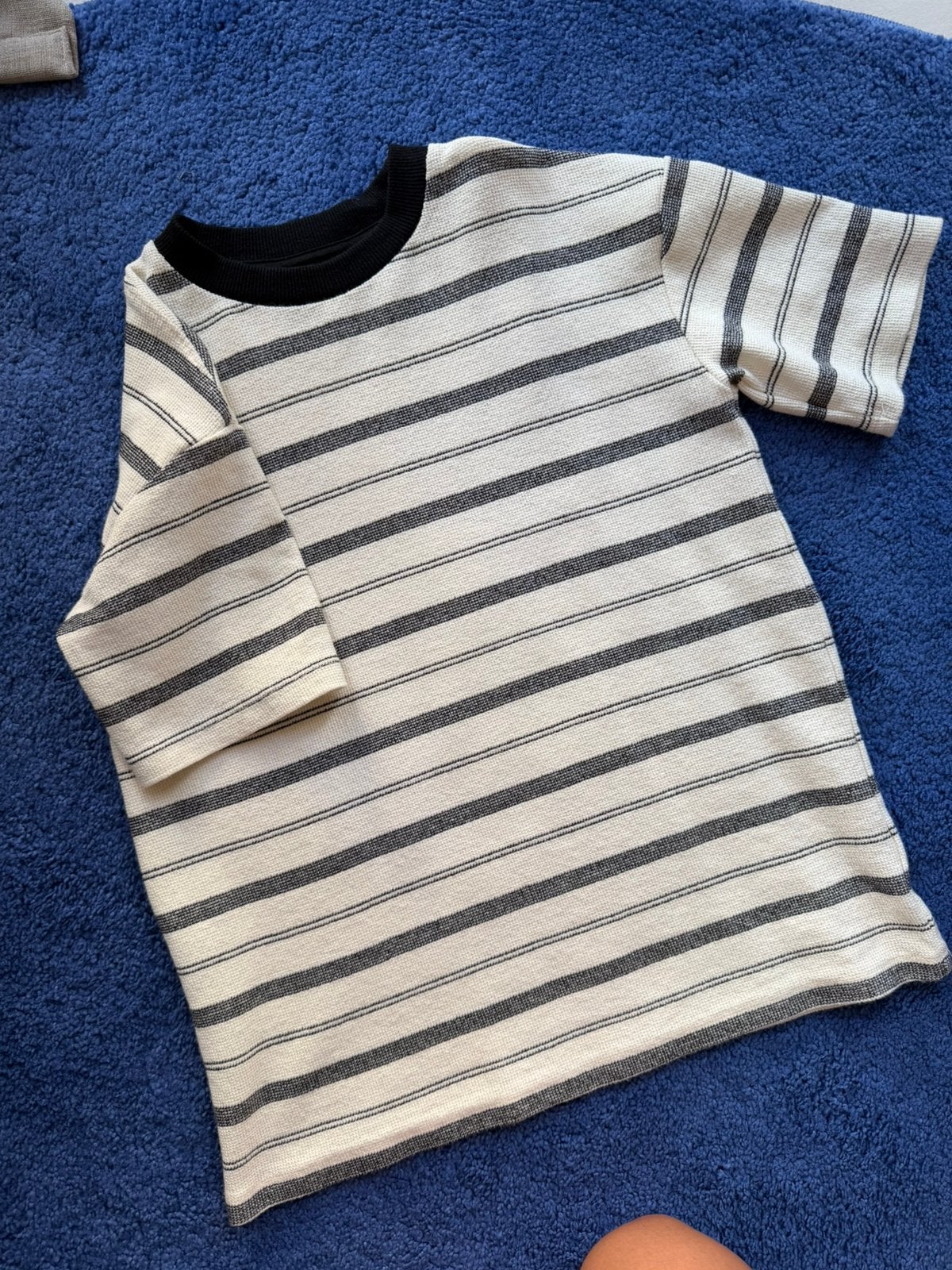 T shirt H&M kids met structuur zwart wit maat 134/140, Ophalen of Verzenden, Zo goed als nieuw, Meisje, Shirt of Longsleeve
