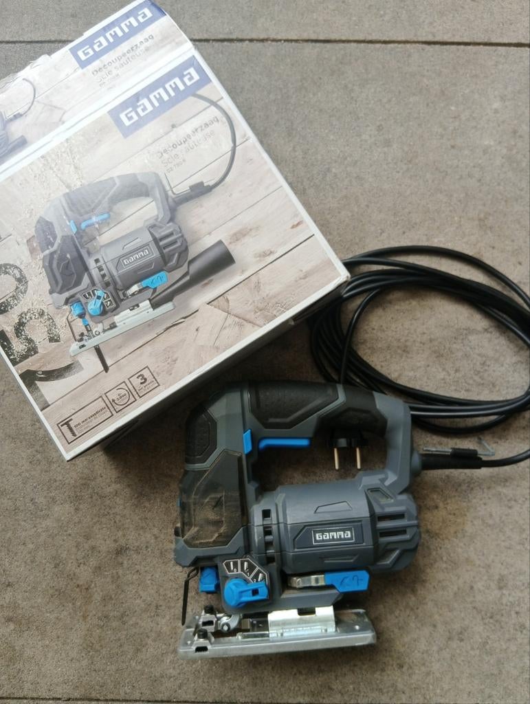 Mooie Gamma decoupeerzaag - Werkt prima!, Gebruikt, 600 tot 1200 watt, Ophalen of Verzenden, Gamma