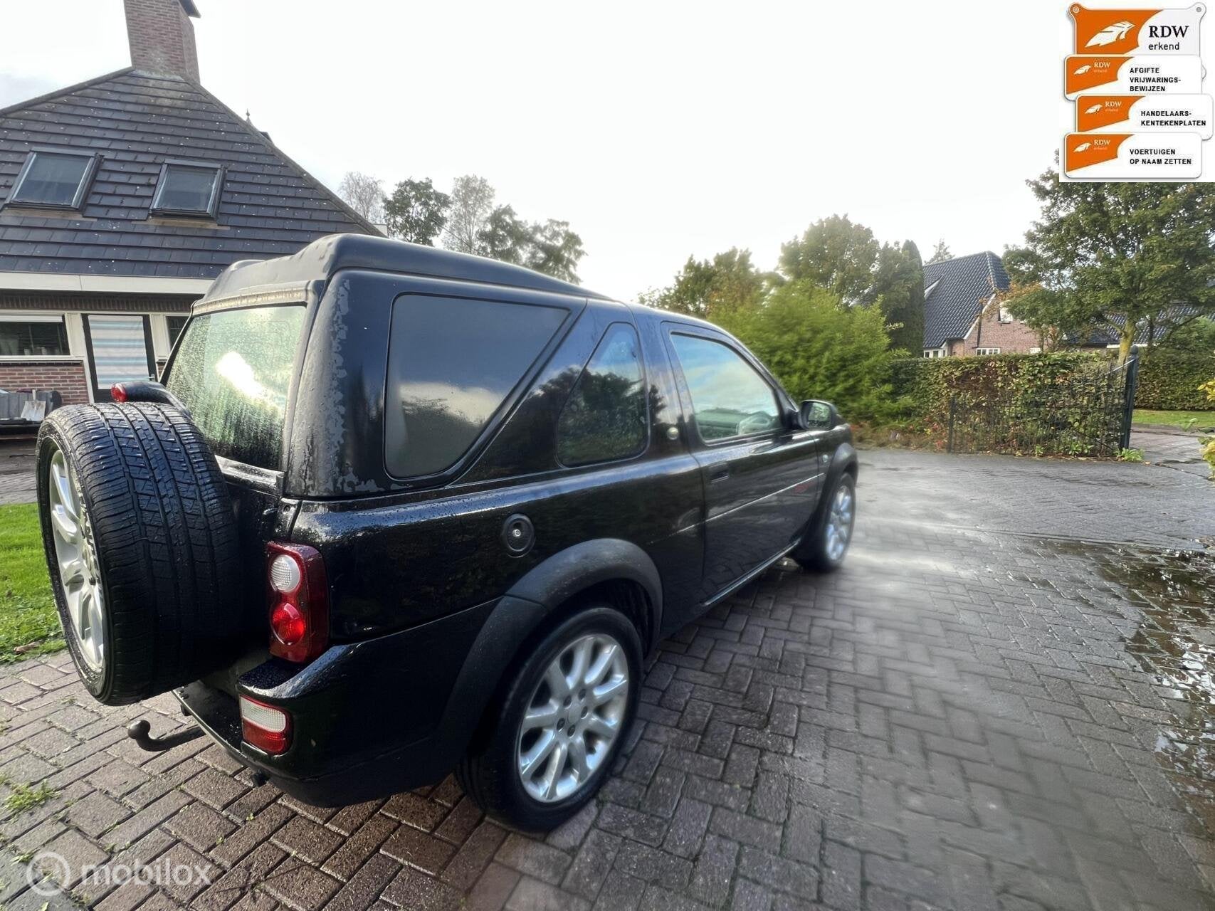 Land Rover Freelander 2.0 Td4 Sport Grijskenteken Marge 2005, Automaat, 4 cilinders, 2000 kg, Zwart