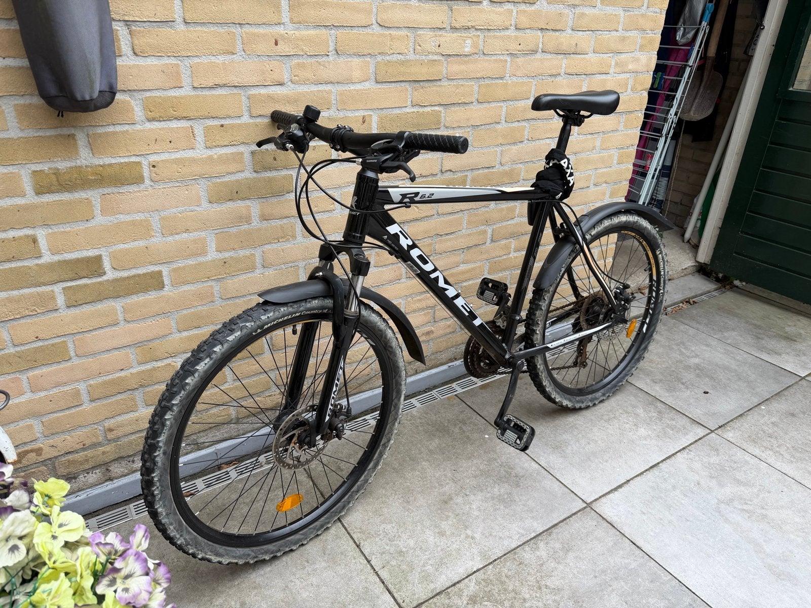 Romet Rambler R6.2 Mountainbike - Zwart/Wit, Gebruikt, Hardtail, Heren, Schijfrem