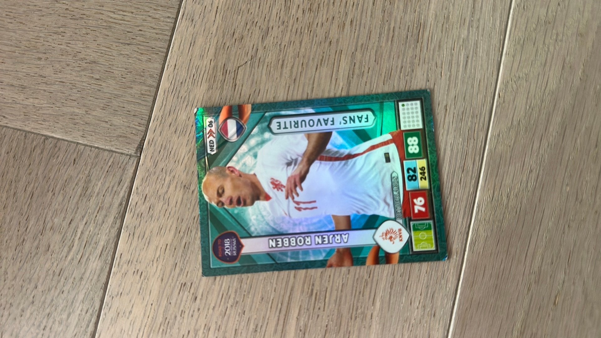 Arjen robeen nederland 2018 russia world cup kaart, Ophalen of Verzenden