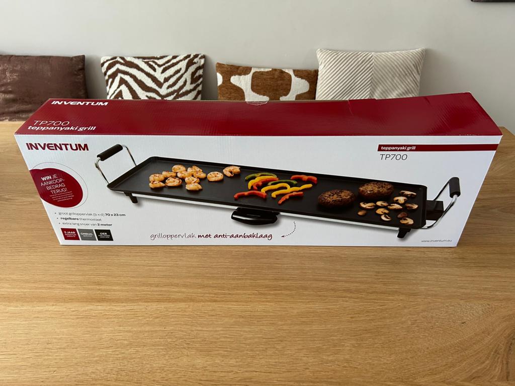 INVENTUM Teppanyaki grill TP700, Ophalen, Nieuw, 4 t/m 7 personen