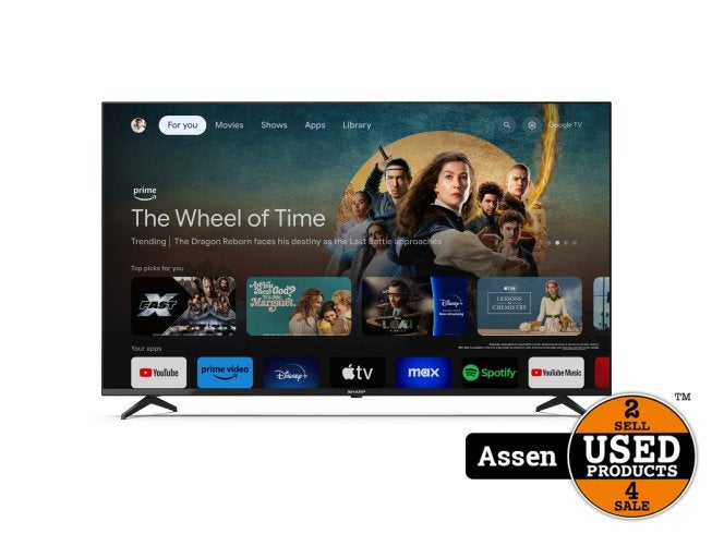 Sharp 55GL4460 55 inch 4K UHD LED Google TV | Nieuw, Audio, Tv en Foto, Televisies, Sharp, Nieuw, https://global.sharp/contact/