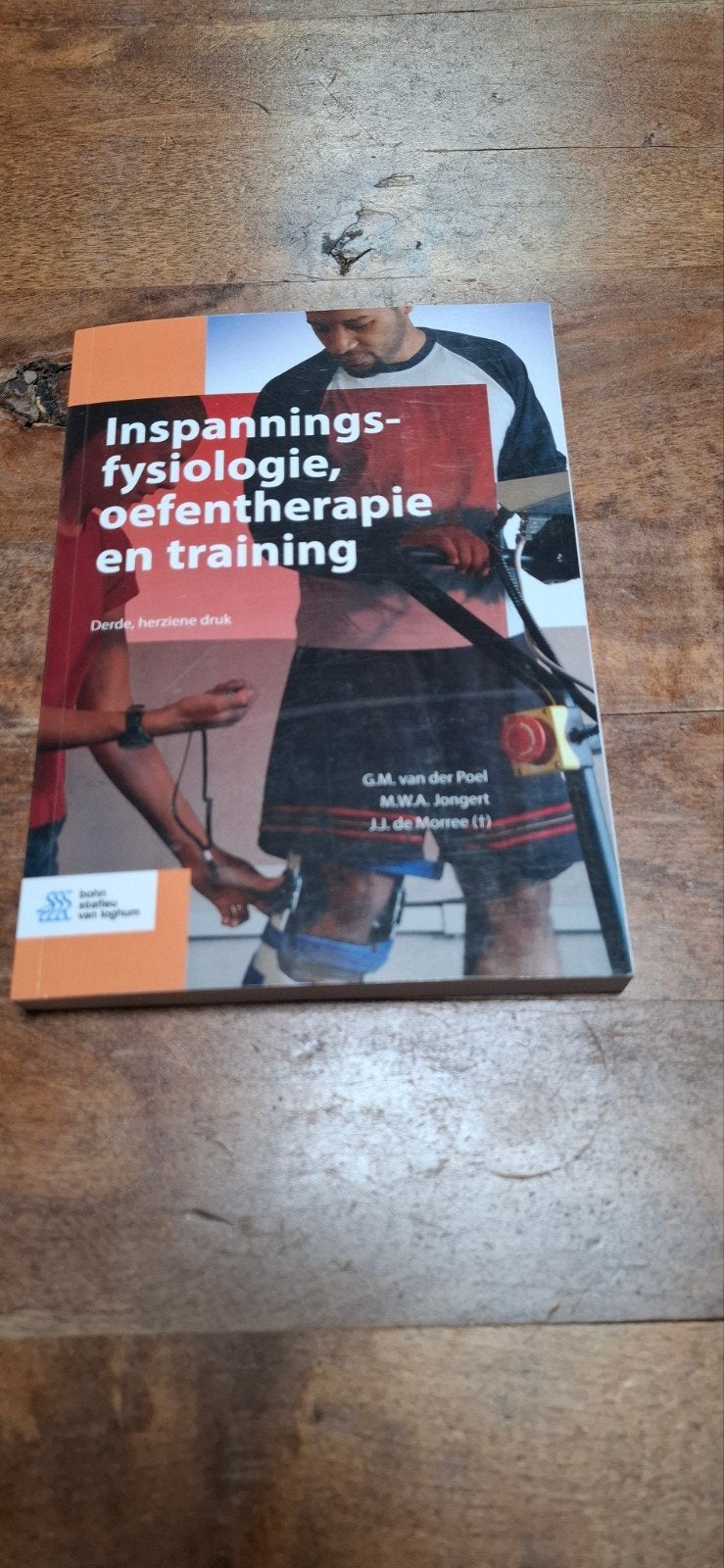 Inspanningsfysiologie, oefentherapie en training, Boeken, Zo goed als nieuw, G.M. van der Poel, M.W.A. Jongert, J.J. de Morree
