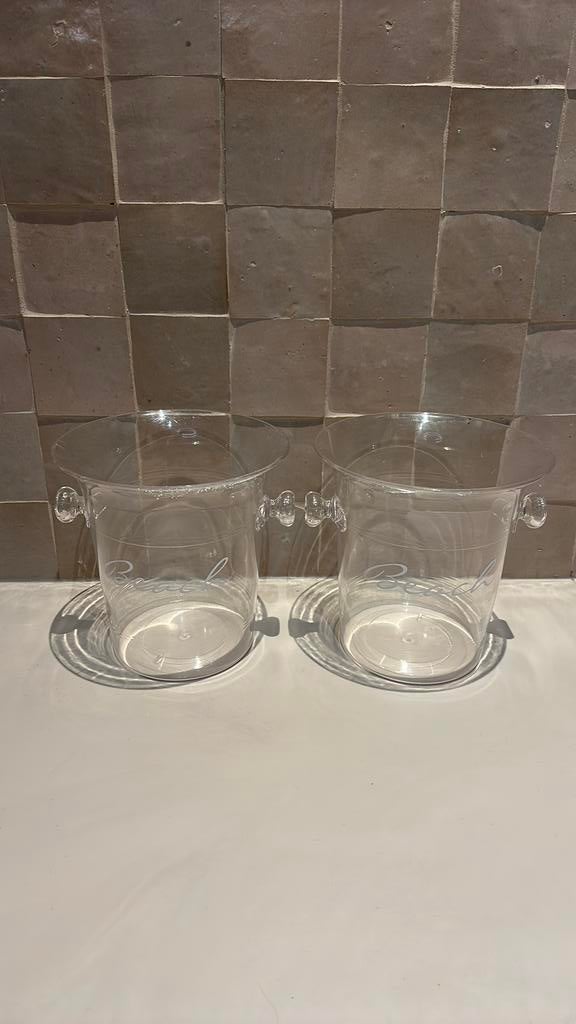 Twee plastic wijnkoelers Riviera Maison, Huis en Inrichting, Keuken | Servies, Ophalen, Overige materialen, Gebruikt, Overige typen