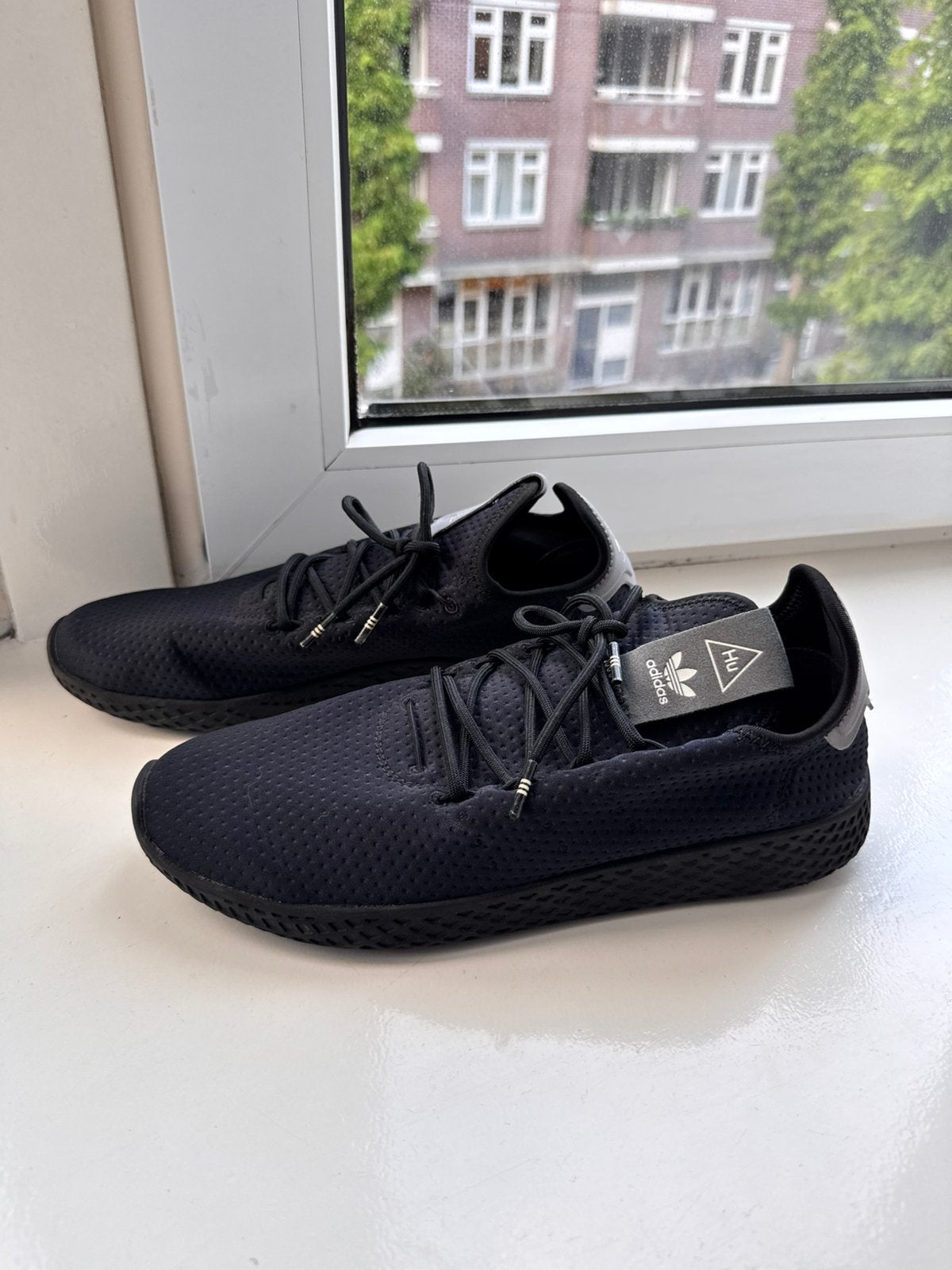 Adidas x Pharrell Williams schoenen zwart, Kleding | Heren, Verzenden, Zwart, Sneakers of Gympen, Gedragen