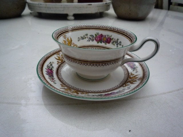 Wedgwood columbia W411 theekop en schotel, Ophalen of Verzenden