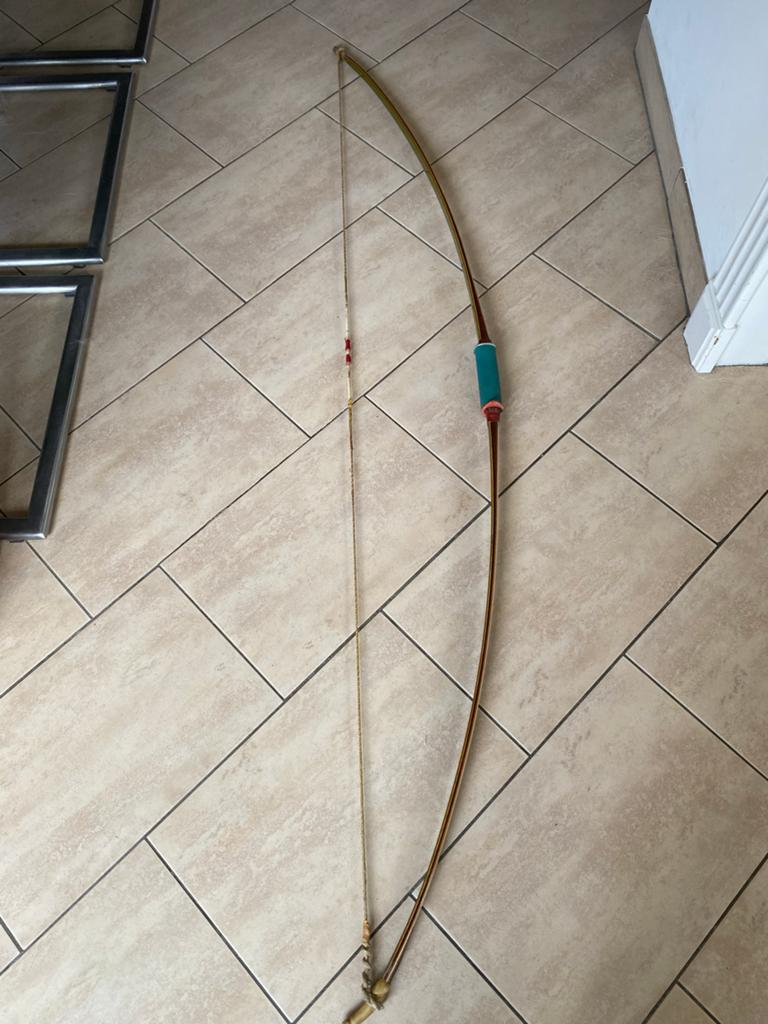 Vintage Traditionele Handboog - Longbow/Recurve Stijl, Ophalen of Verzenden, Zo goed als nieuw