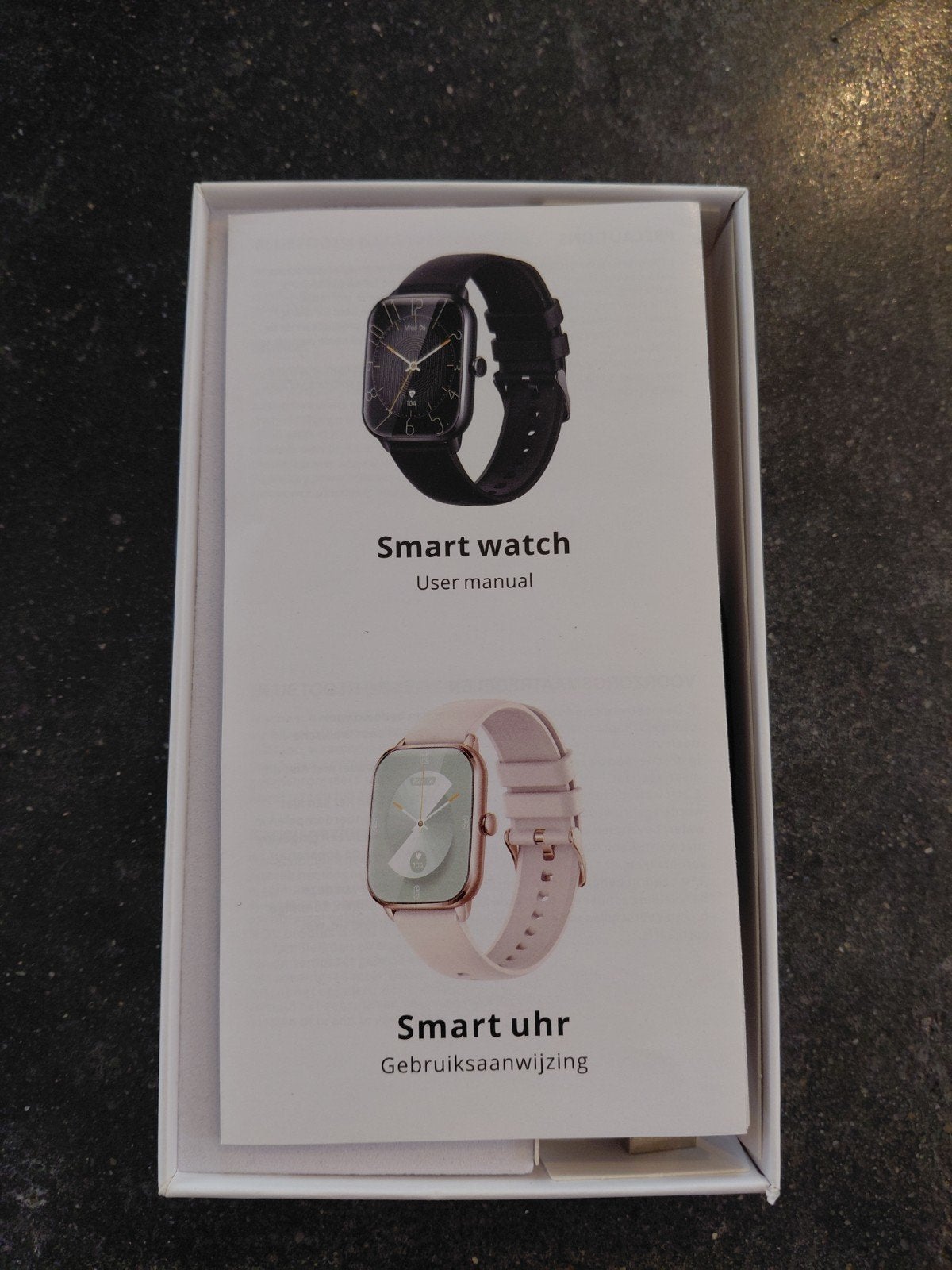 Samtech Smartwatch - Nieuw in doos, Zwart, Zwart, Nieuw, Ophalen of Verzenden, Android